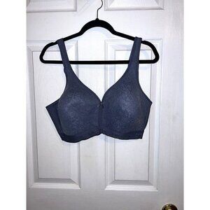 CACIQUE Lightly Lined No Wire Comfort A83570 Full Coverage Gray Bra Sz 40 E